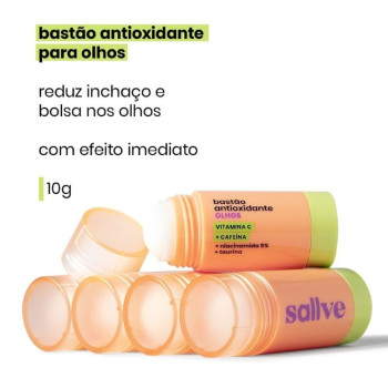 Bastão Antioxidante Para Olhos Sallve Vitamina C Niacinamida 5% 10g