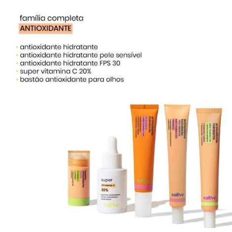 Bastão Antioxidante Para Olhos Sallve Vitamina C Niacinamida 5% 10g