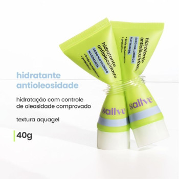 Hidratante Facial Sallve Antioleosidade Niacinamida + Acido Hialurônico 40G