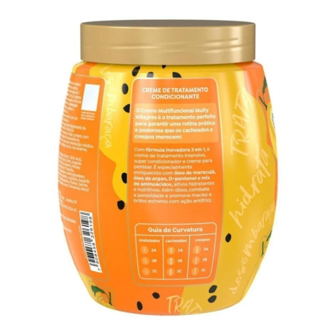 Creme de Tratamento 3 em 1 Salon Line Cachos dos Sonhos Maracujá 1kg