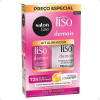 Kit Salon Line Meu Liso Demais: Shampoo 300ml e Condicionador 200ml Alinhador