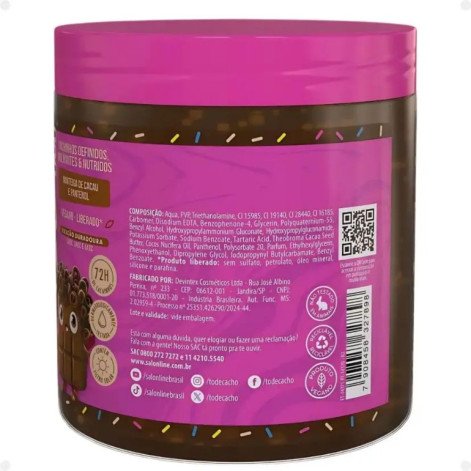 Gelatina Super Brilhantes Salon Line Kids #todecacho Chocolate 550g