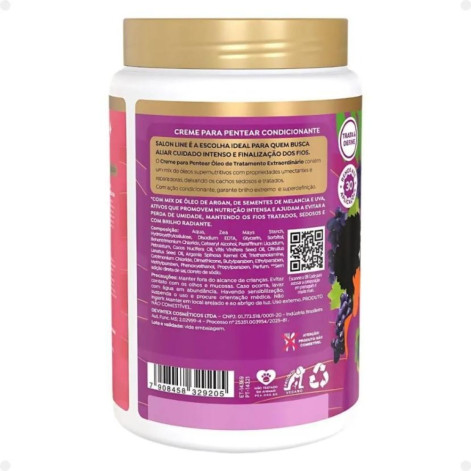 Creme para Pentear Salon Line Óleo de Tratamento Extraordinário Uva + Melancia 1kg
