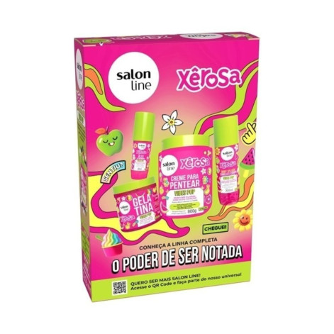 Kit Salon Line Xêrosa Vibes Pop Shampoo 300ml + Condicionador Multy 200ml