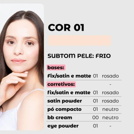 Base Líquida Vizzela Cosméticos Fix Cor 8 30ml