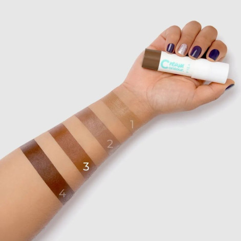 Contorno em Stick Vizzela Cream Contour Cor 03 7g