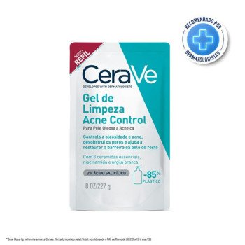 Gel Limpeza Acne Control Cerave Pele Oleosa a Acneica Refil 227g
