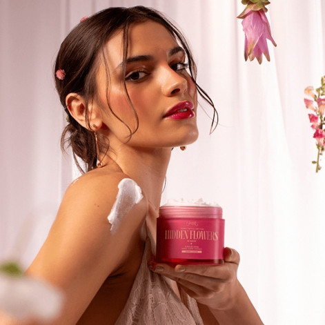Hidratante Skelt Body Cream 200gr Hidden Flower Hidratacao Intensa