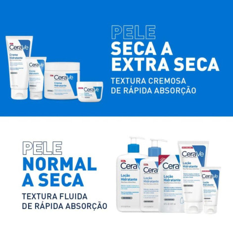 Creme Hidratante Cerave Pele Seca e Extra Seca 85g