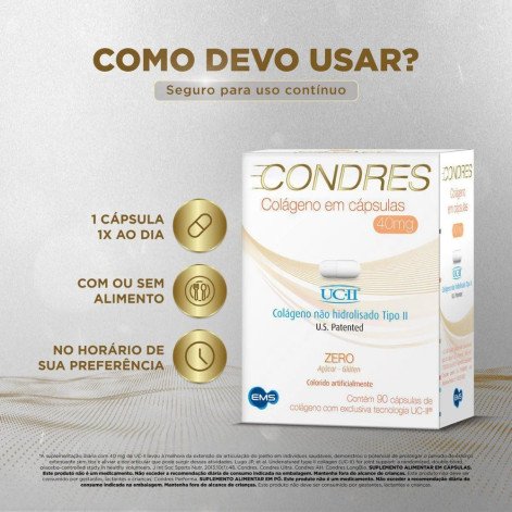 Condres 40mg 90 Cápsulas