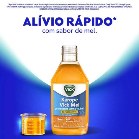 Xarope Vick Mel Expectorante 100ml
