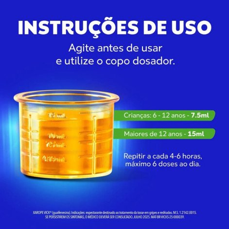 Xarope Vick Mel Expectorante 100ml