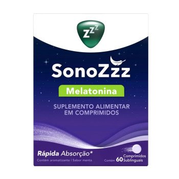 SonoZzz Melatonina 60 Comprimidos Sublinguais