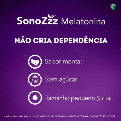 SonoZzz Melatonina 60 Comprimidos Sublinguais
