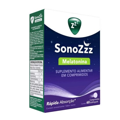 SonoZzz Melatonina 60 Comprimidos Sublinguais