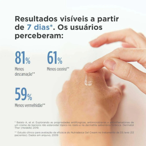 Gel Creme Facial Nutradeica Isdin Pele Descamativa com 50m