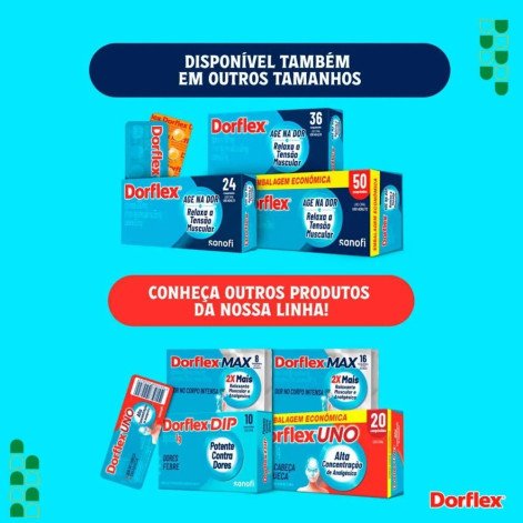 Dorflex Analgésico e Relaxante Muscular 50 comprimidos
