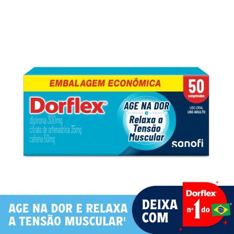 Dorflex Analgésico e Relaxante Muscular 50 comprimidos