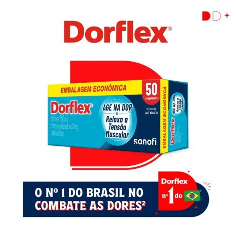 Dorflex Analgésico e Relaxante Muscular 50 comprimidos