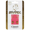 Brinco Antialérgico Studex Classic Bezel Cristal Médio Dourado