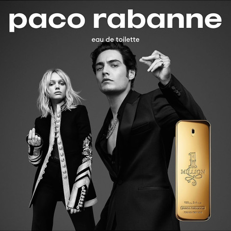 perfume paco rabanne 1 million masculino eau de toilette 50ml Único