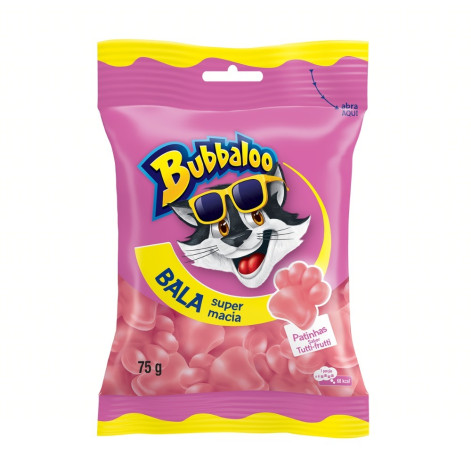 Bala Bubbaloo Tutti Frutti 75G