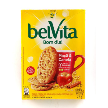 Biscoito Belvita Maçã Canela 75g