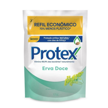 Refil Sabonete Líquido Protex Erva Doce com 200m