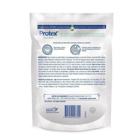 Refil Sabonete Líquido Protex Erva Doce com 200m