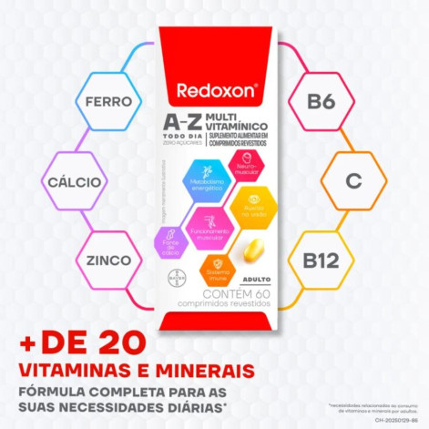 Multivitamínico Redoxon A-Z 60 Comprimidos
