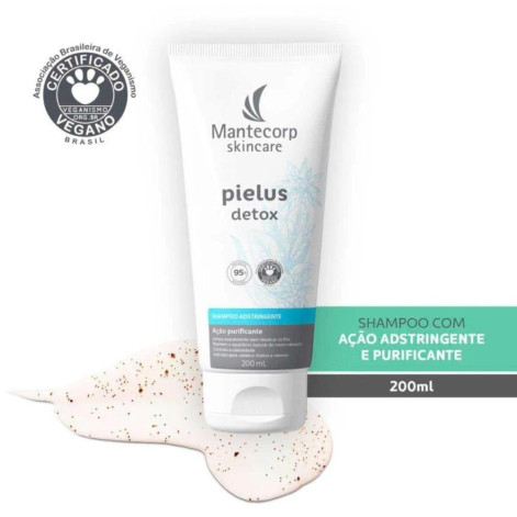 Shampoo Adstringente Mantecorp Skincare Pielus Detox 200ml