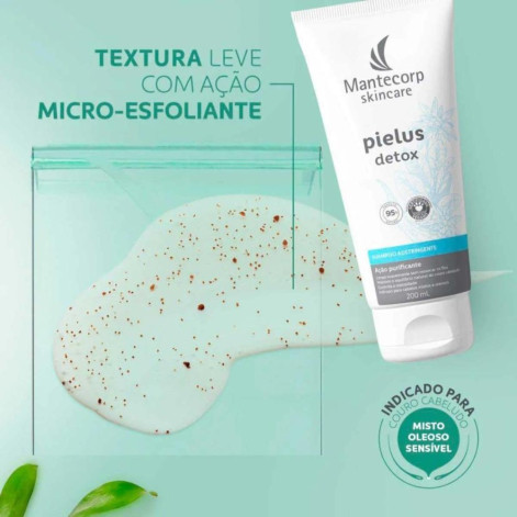 Shampoo Adstringente Mantecorp Skincare Pielus Detox 200ml