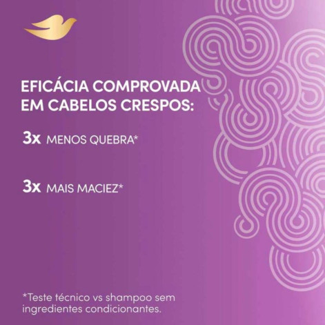 Shampoo Dove Texturas Reais Crespos 355ml