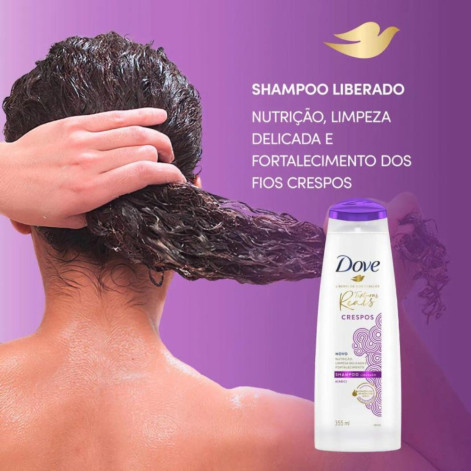 Shampoo Dove Texturas Reais Crespos 355ml