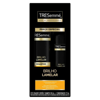  Kit TRESemmé Brilho Lamelar Shampoo 350ml + Condicionador 175ml
