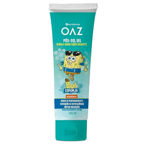 Gel Inf Pos Sol Oaz Bob Esponja Rosto 120ML
