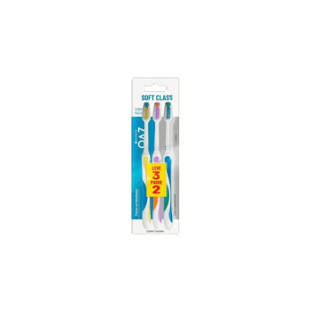 Kit Escovas Dentais Soft Class Cerdas Macias Oaz Pague 2 e Leve 3 Unidades