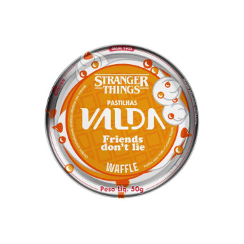 Pastilhas Valda Stranger Things Waffle 50G