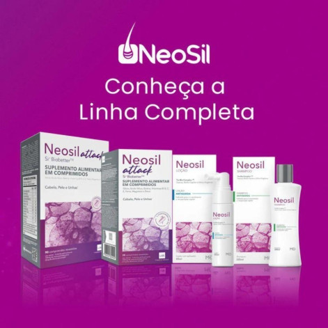 Polivitaminico Neosil Attack Para Cabelos, Unhas E Pele 30 Comprimidos