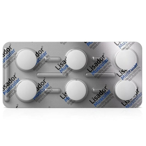Lisador Muscular Dipirona 600mg + Cafeína 100mg + Citrato De Orfenadrina 70mg