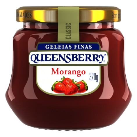 GELEIA MORANGO QUEENSBERRY CLASSIC VIDRO 320G