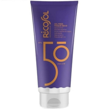 Protetor Solar Ricosol Oil Free Toque Seco FPS 50 com 180g
