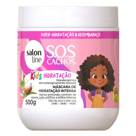 Mascara de Hidratação Salon Line Meus Cachos Kids 500G