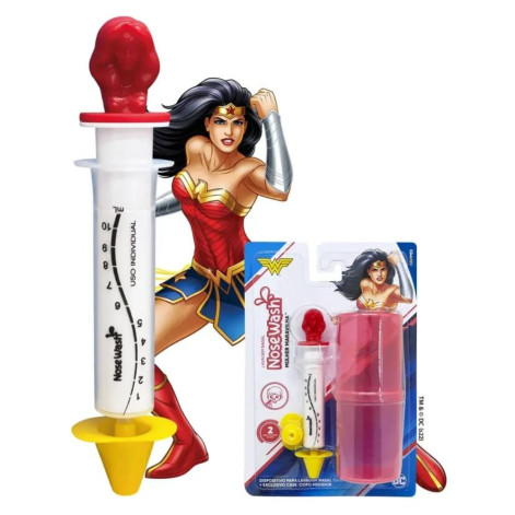 Dispositivo para Lavagem Nasal Nosewash Kit Mulher Maravilha 10ml