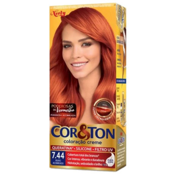 Tinta Cor&Ton Ruivo Acobreado 7.44