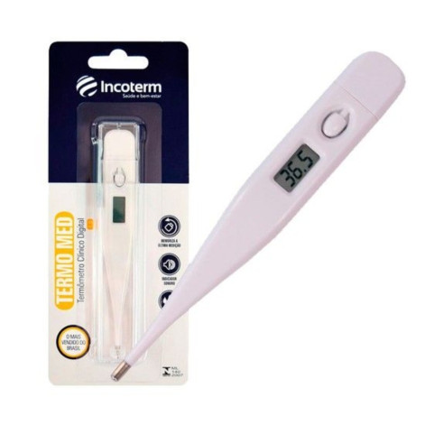 TERMOMETRO DIG DOMOTHERM ROXO INCOTERM