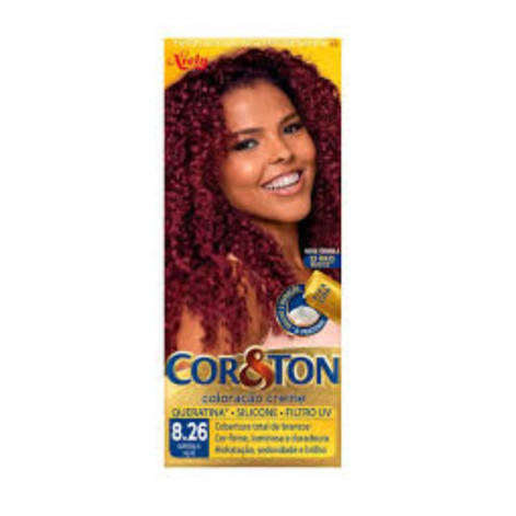 Kit Tinta Niely Cor&Ton 8.26 Marsala Açaí