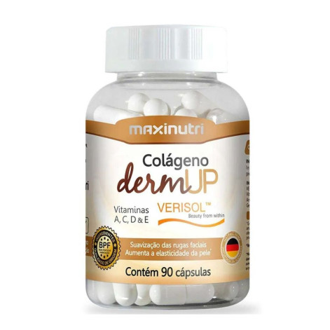 Colágeno Hidrolisado Dermup Verisol Maxinutri 650mg - 90 Cápsulas