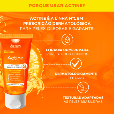 Actine Gel De Limpeza 60G