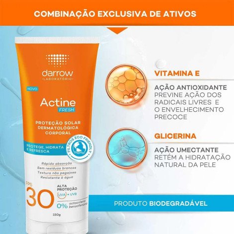 Protetor Solar Corporal Actine Fresh FPS 30 150g